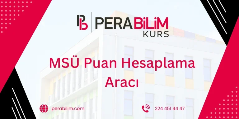 MSÜ Puan Hesaplama Aracı